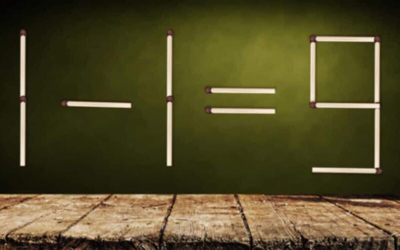 DESAFIO matemático: Aumente seu QI movendo apenas 2 palitos!