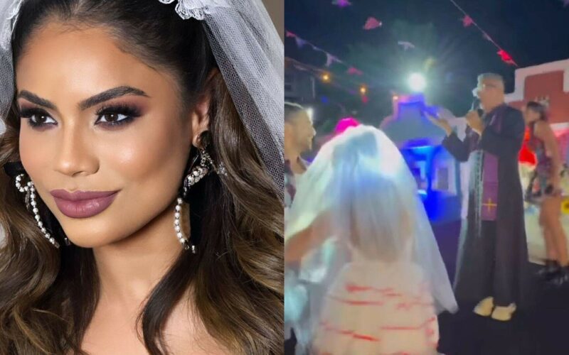 Noivos na vida real, Lexa e Ricardo Vianna ‘se casam’ em arraiá da Anitta - Metropolitana FM