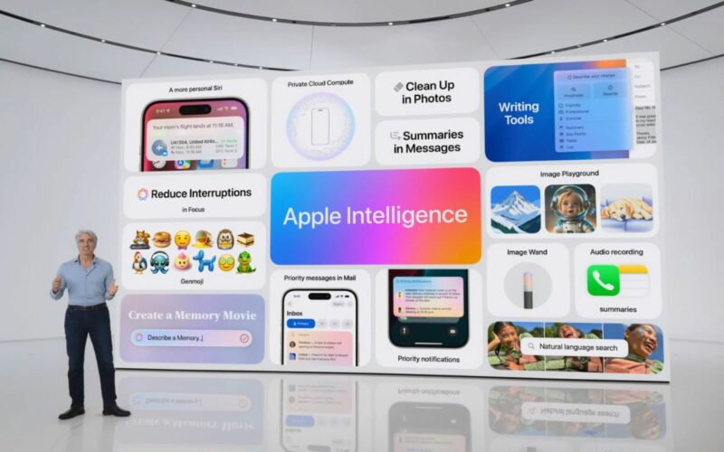 Recursos do Apple Intelligence terão fila de espera para usuários