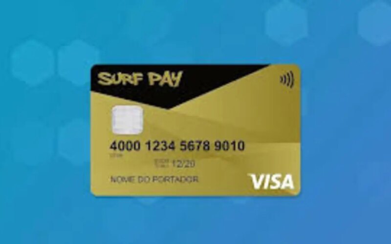 Surf Pay: Cartão visa para conta digital dos correios sem consulta ao spc e serasa