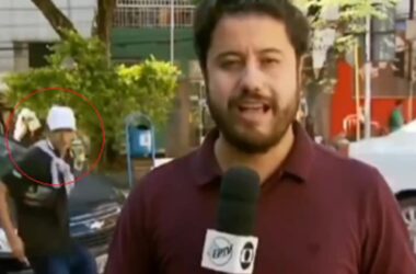 VÍDEO: Homem mostra parte íntima ao vivo durante reportagem na Globo