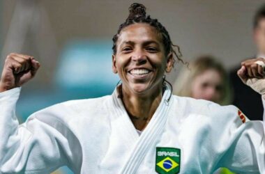 Olimpíadas 2024: Rafaela Silva consegue vitória decisiva para o Brasil no judô - Metropolitana FM